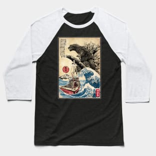 Orca in Japan Baseball T-Shirt